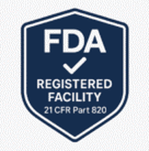 FDA Registered Facility, 21 CFR Part 820