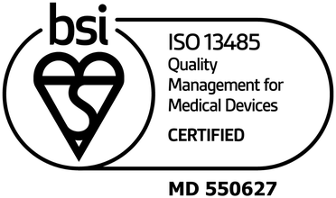 ISO 13485 Quality Management for Medical Devices certification, BSI Certified MD 550627