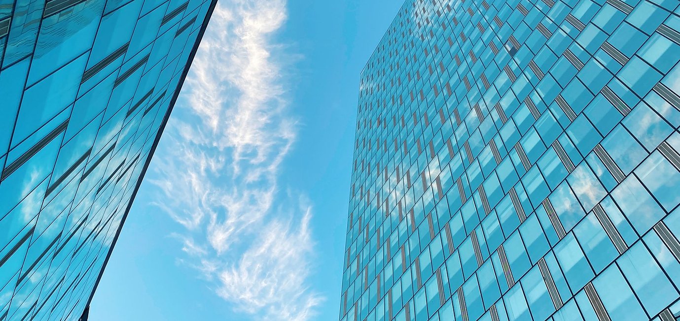 Modern corporate office building