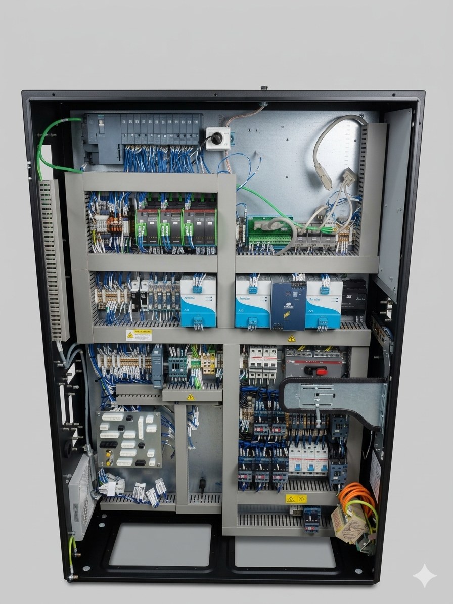 High-voltage EE cabinets for large format printers