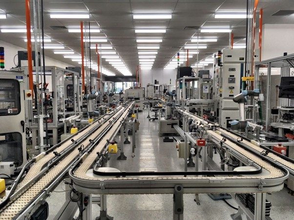 Assembly and testing lines for industrial controls components