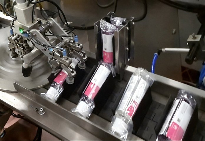 Packaging lines for industrial controls components